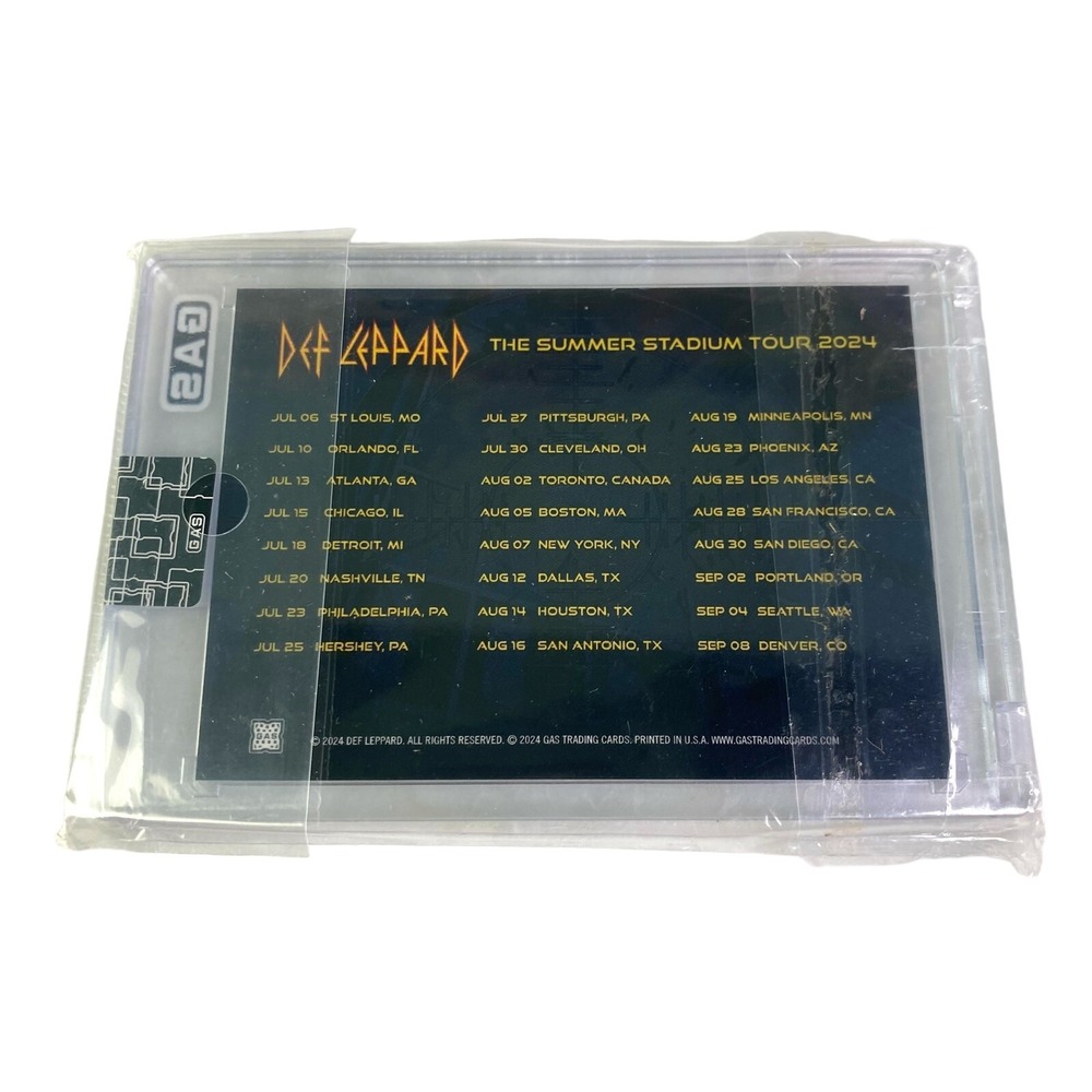 Def Leppard/Journey Tour Memorabilia‎ VIP Pack 2024 Card Cap Lot of 2 NEW - Picture 3 of 10